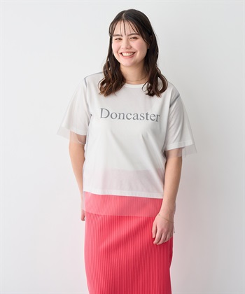 anyfee 【anyfee/プラスサイズ】チュールレイヤードTシャツ_subthumb_6