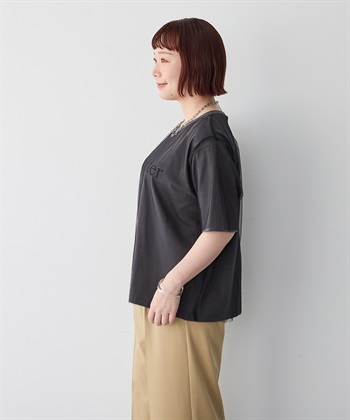 anyfee 【anyfee/プラスサイズ】チュールレイヤードTシャツ_subthumb_20