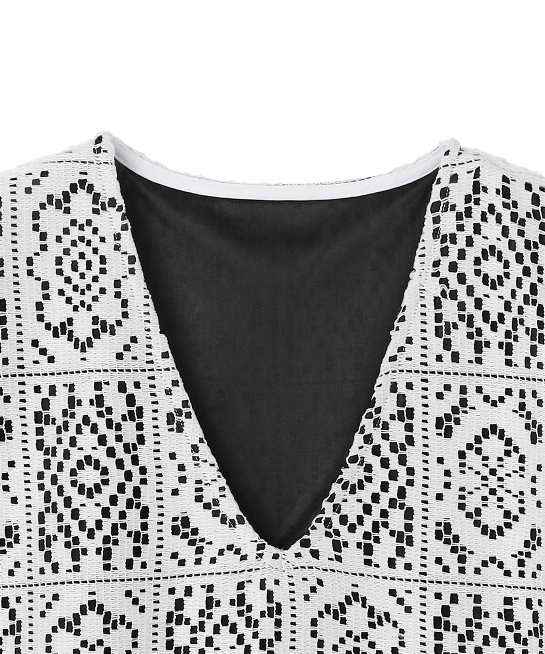 anyfee 【anyfee/エニフィー】レース編みノースリーブロングワンピース_sub_25