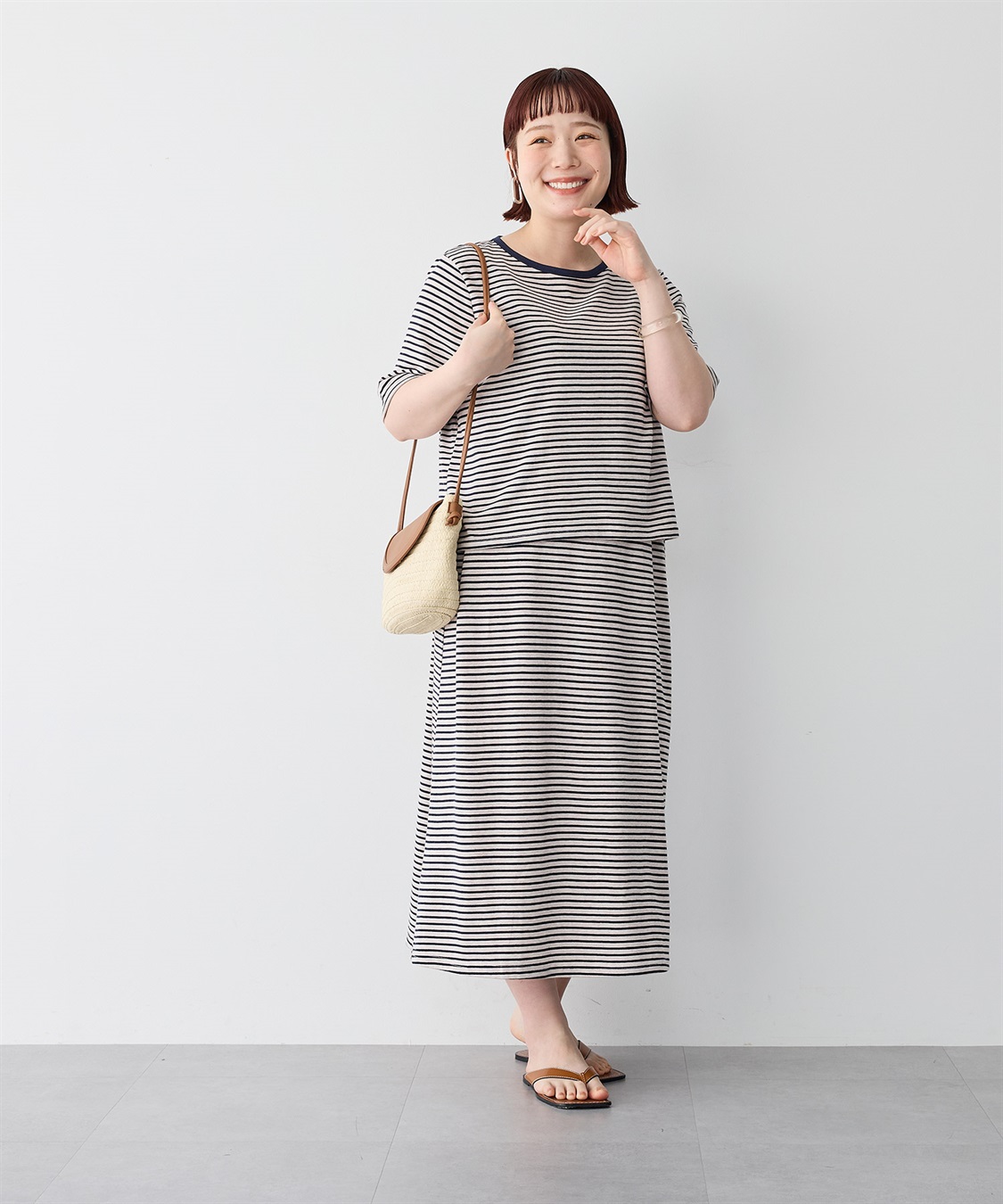 anyfee 【anyfee/プラスサイズ】TシャツSETレイヤードキャミワンピース/アンサンブル_sub_11