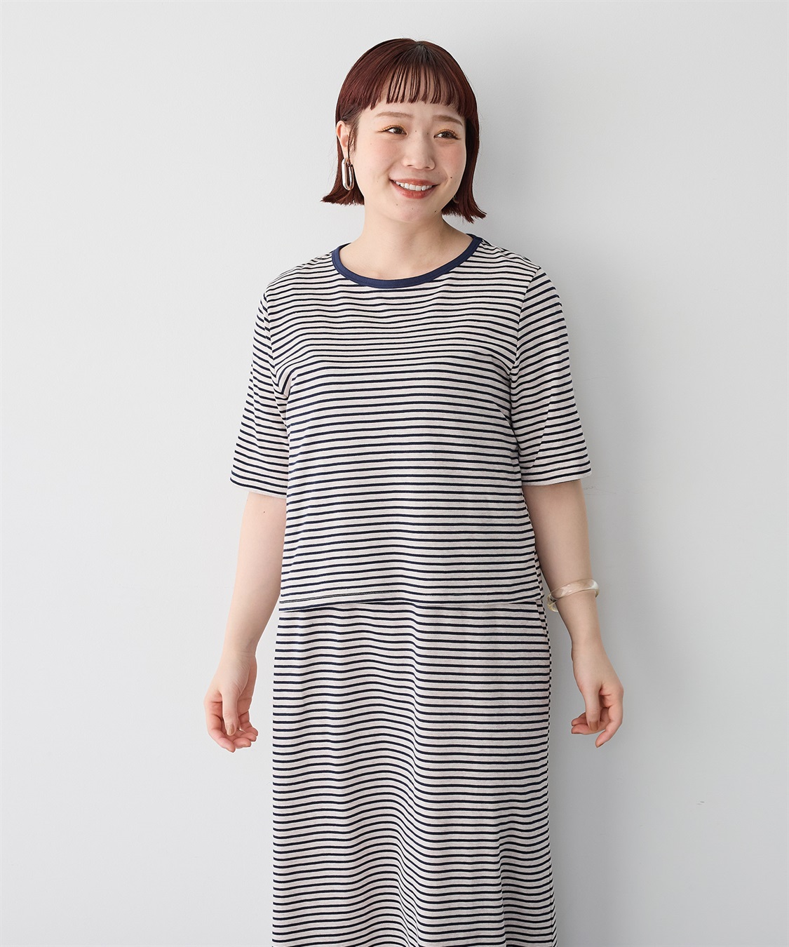 anyfee 【anyfee/プラスサイズ】TシャツSETレイヤードキャミワンピース/アンサンブル_sub_12