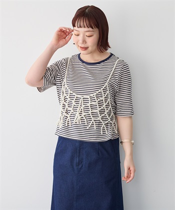 anyfee 【anyfee/プラスサイズ】TシャツSETレイヤードキャミワンピース/アンサンブル_subthumb_13