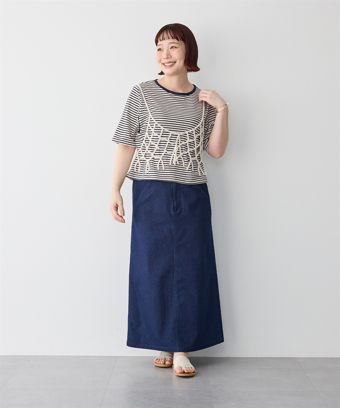 anyfee 【anyfee/プラスサイズ】TシャツSETレイヤードキャミワンピース/アンサンブル_sub_14