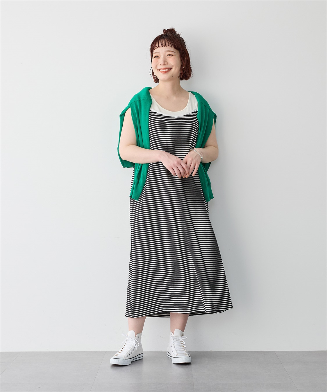 anyfee 【anyfee/プラスサイズ】TシャツSETレイヤードキャミワンピース/アンサンブル_sub_16