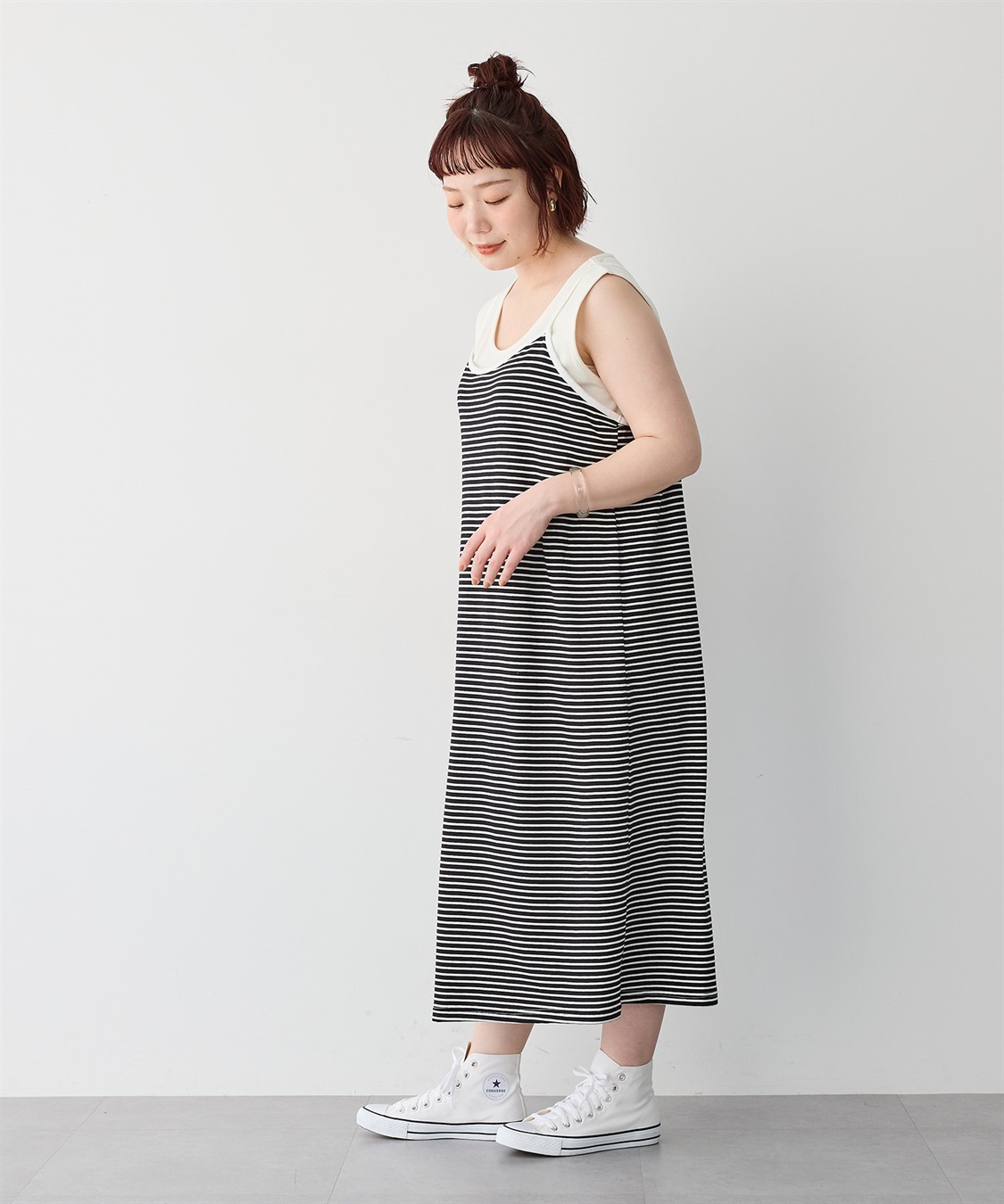 anyfee 【anyfee/プラスサイズ】TシャツSETレイヤードキャミワンピース/アンサンブル_sub_19