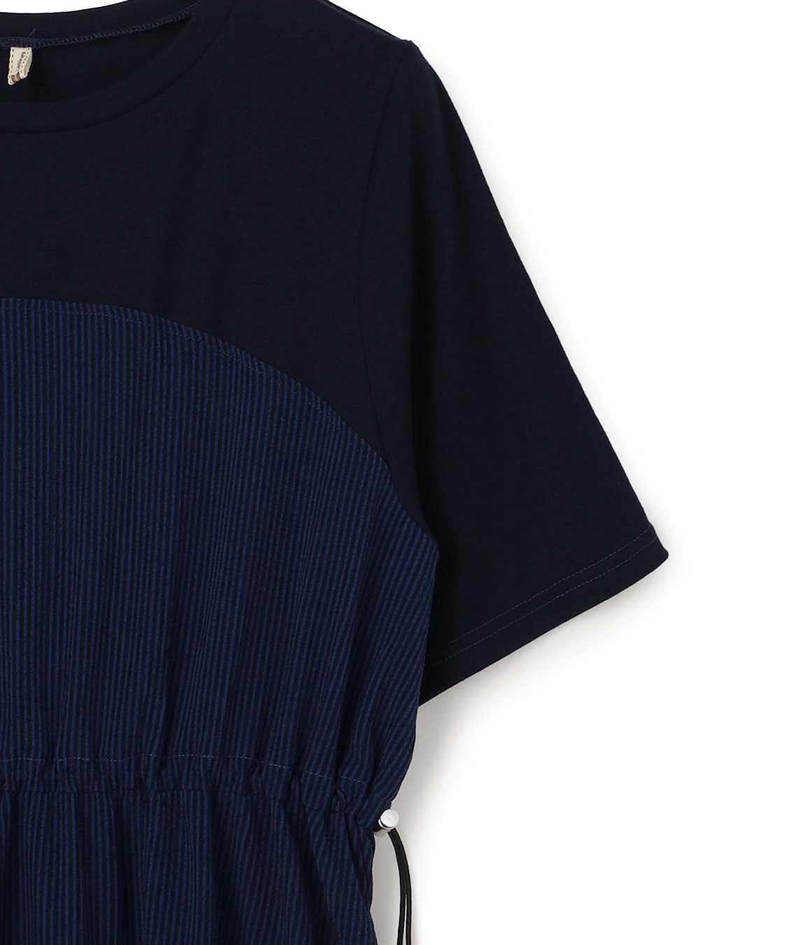 anyfee 【anyfee/プラスサイズ】ビスチェ風切り替えドロストコードワンピース_sub_26