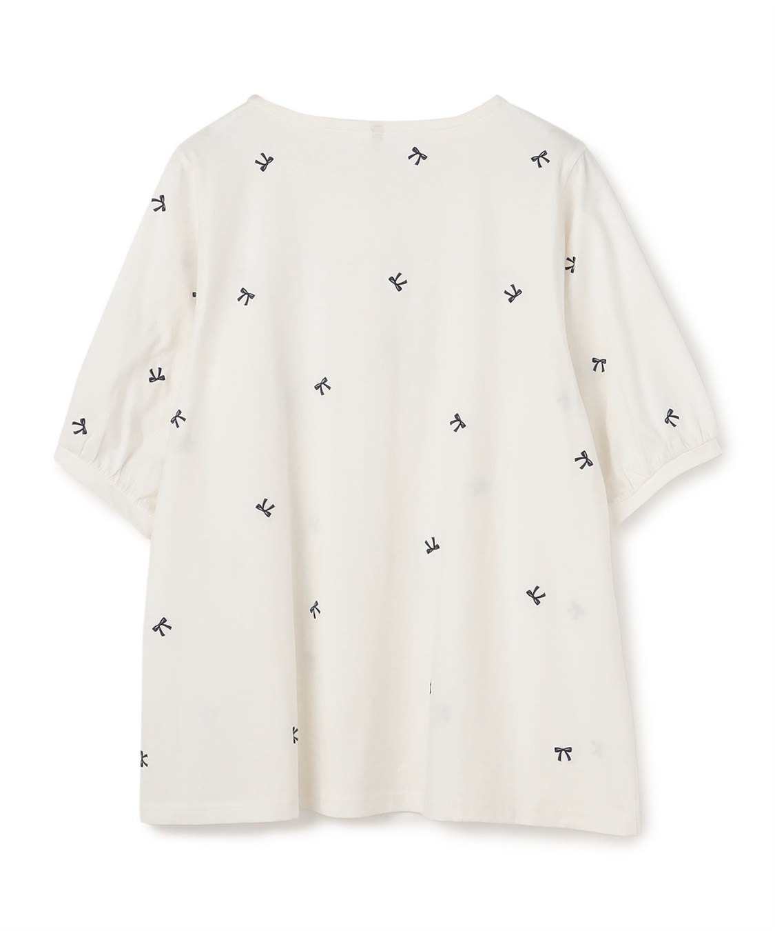 Life Style by cross marche 【anyfee/プラスサイズ】リボン刺繍Tシャツ_sub_25