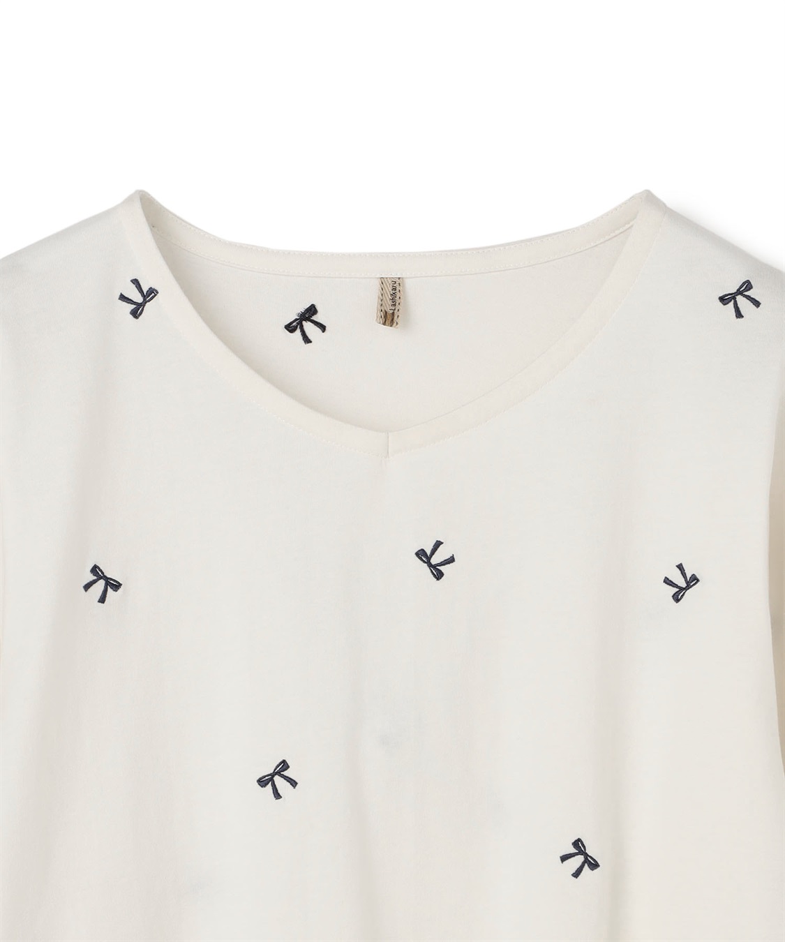 Life Style by cross marche 【anyfee/プラスサイズ】リボン刺繍Tシャツ_sub_26