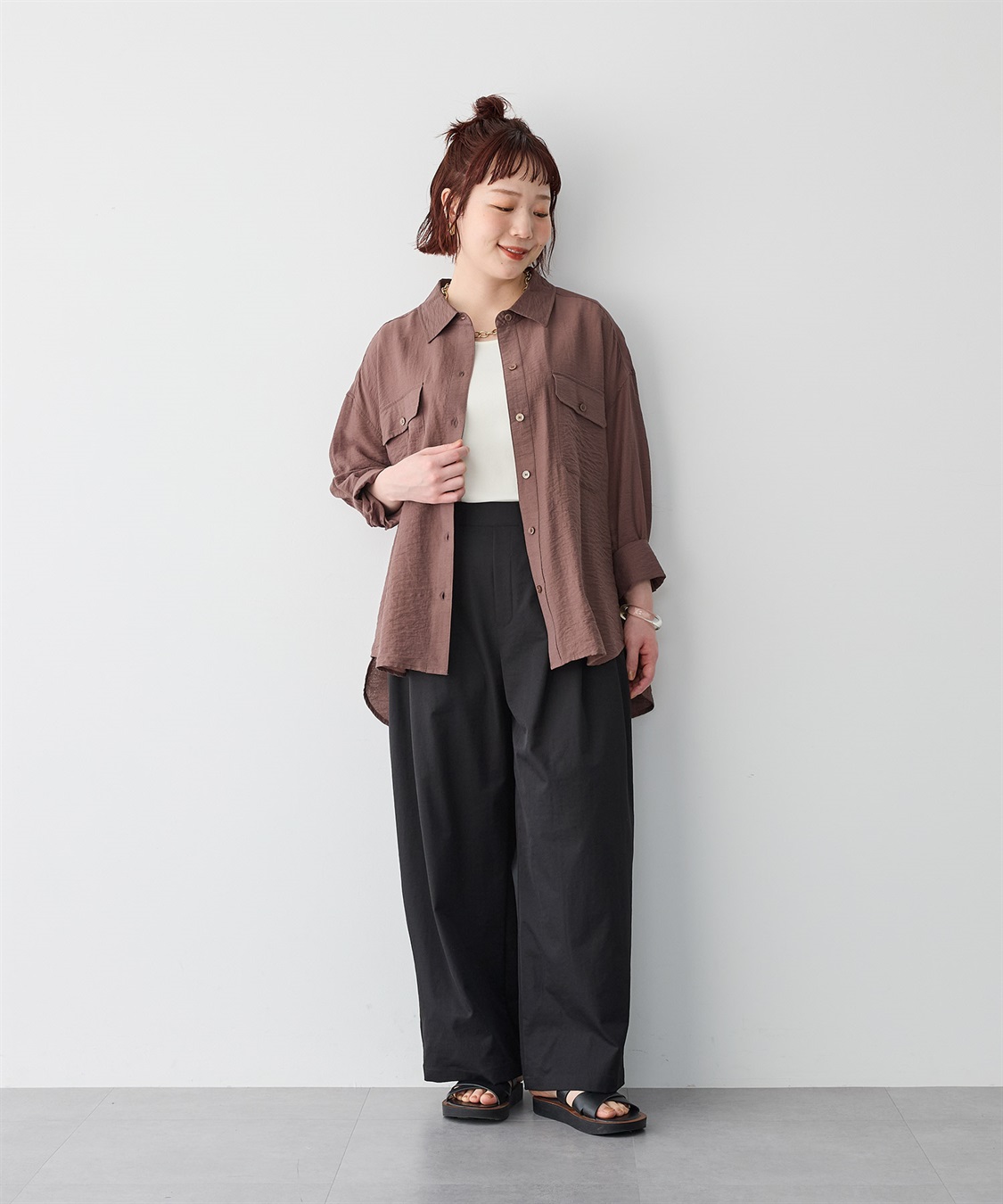 anyfee 【anyfee】なめらかタッチ機能性タンクトップ《吸水速乾/UVカット/接触冷感》_sub_7