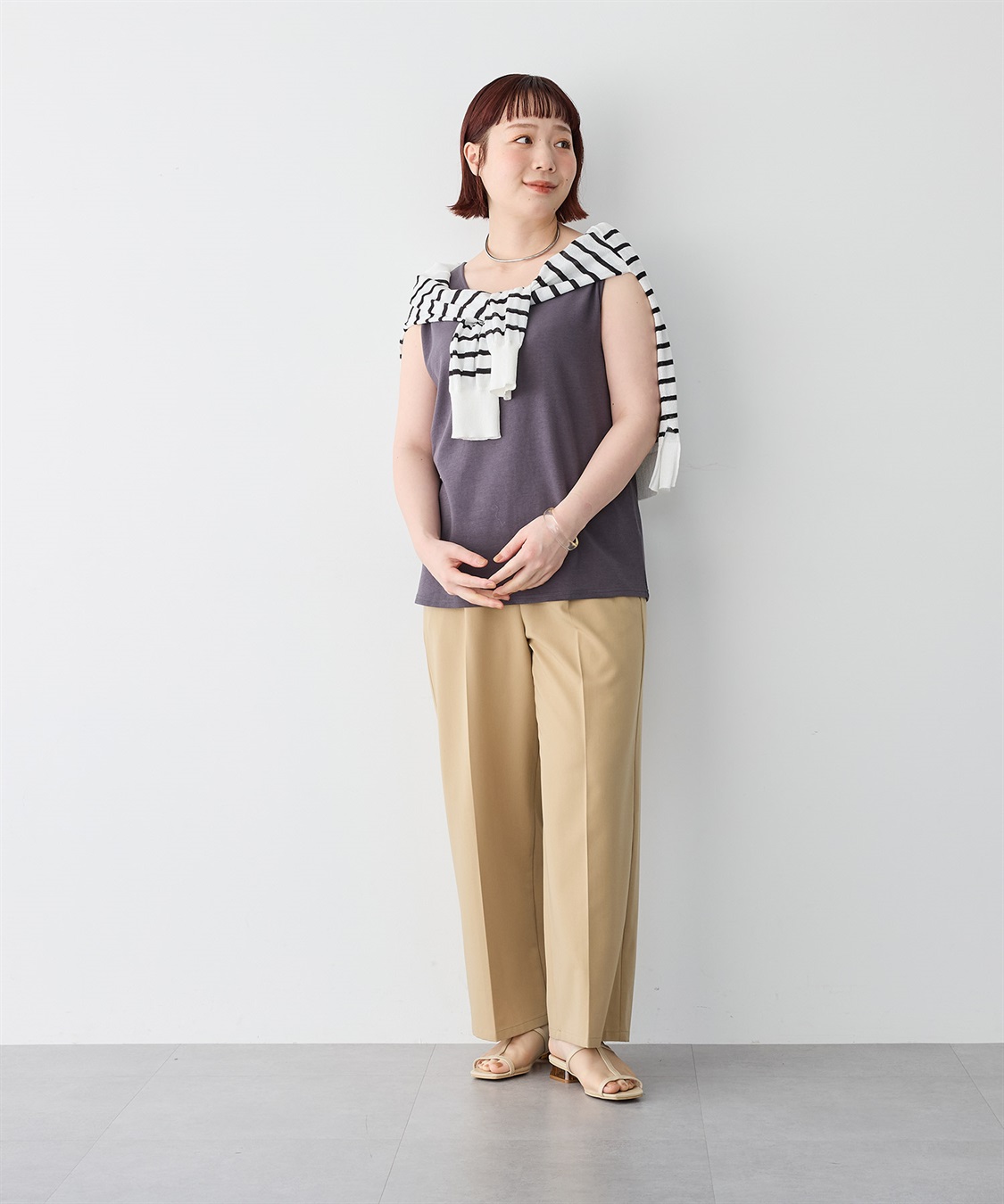 anyfee 【anyfee】なめらかタッチ機能性タンクトップ《吸水速乾/UVカット/接触冷感》_sub_15