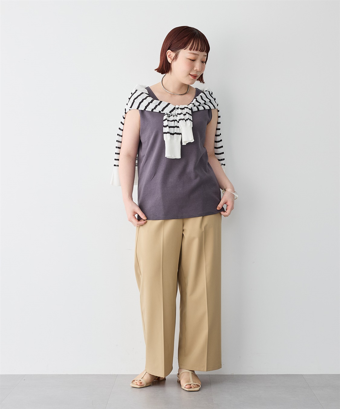 anyfee 【anyfee】なめらかタッチ機能性タンクトップ《吸水速乾/UVカット/接触冷感》_sub_16