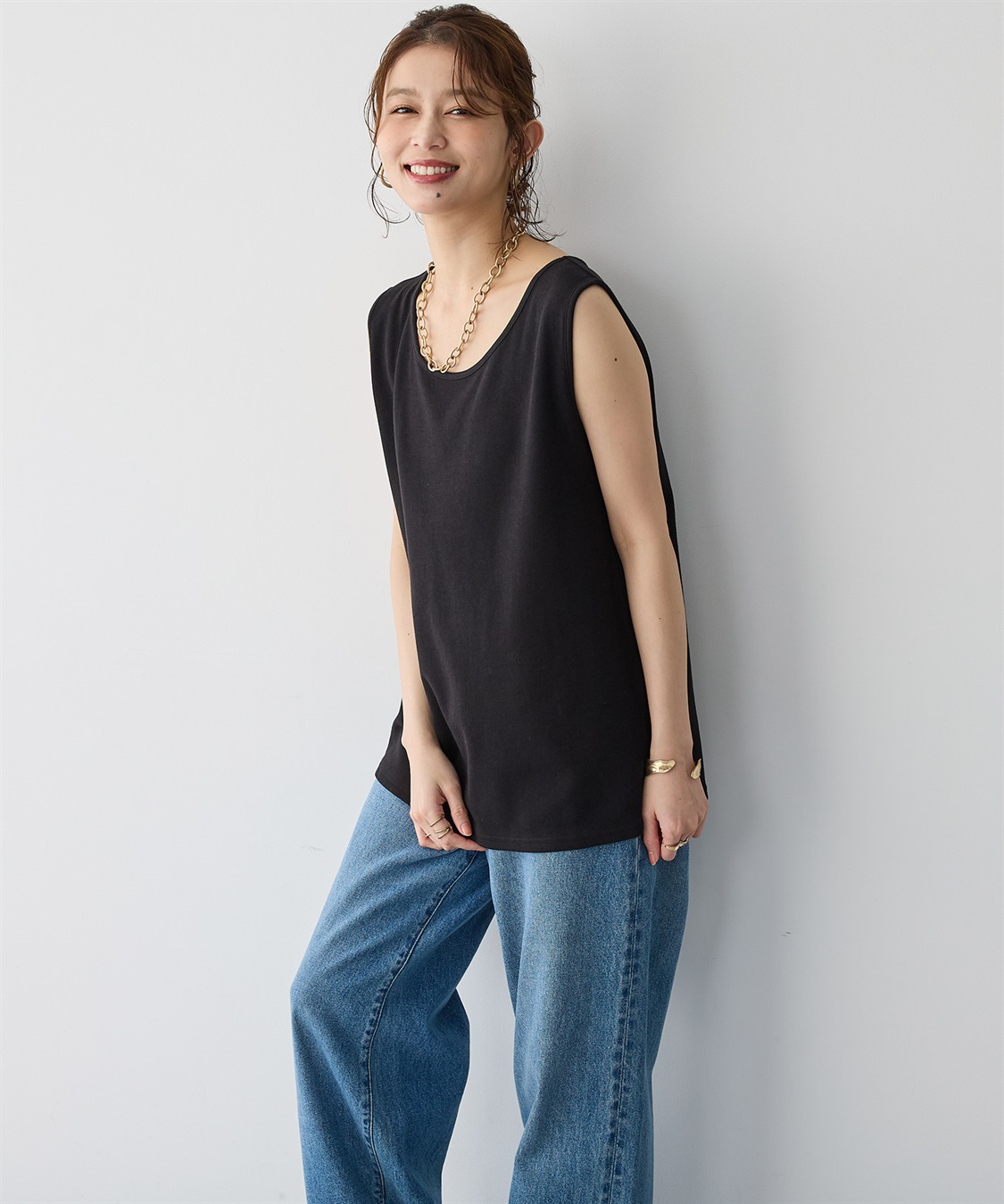 anyfee 【anyfee】なめらかタッチ機能性タンクトップ《吸水速乾/UVカット/接触冷感》_sub_17