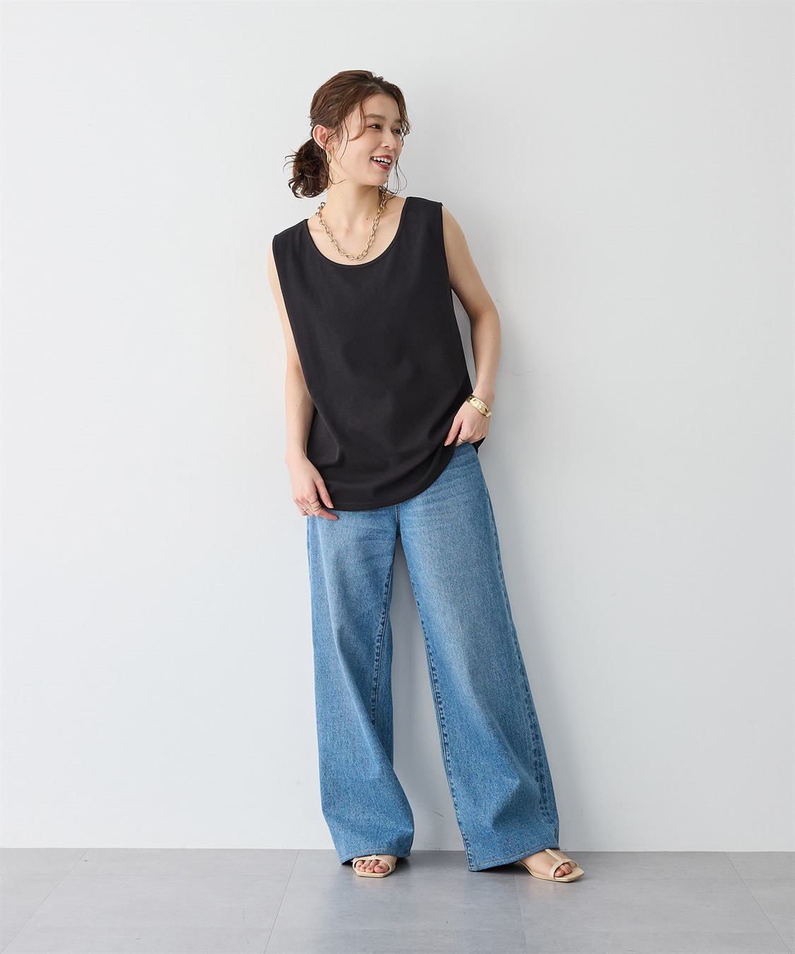 anyfee 【anyfee】なめらかタッチ機能性タンクトップ《吸水速乾/UVカット/接触冷感》_sub_22