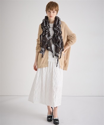 ATSURO TAYAMA ダブルストライプツブツブストール_subthumb_5