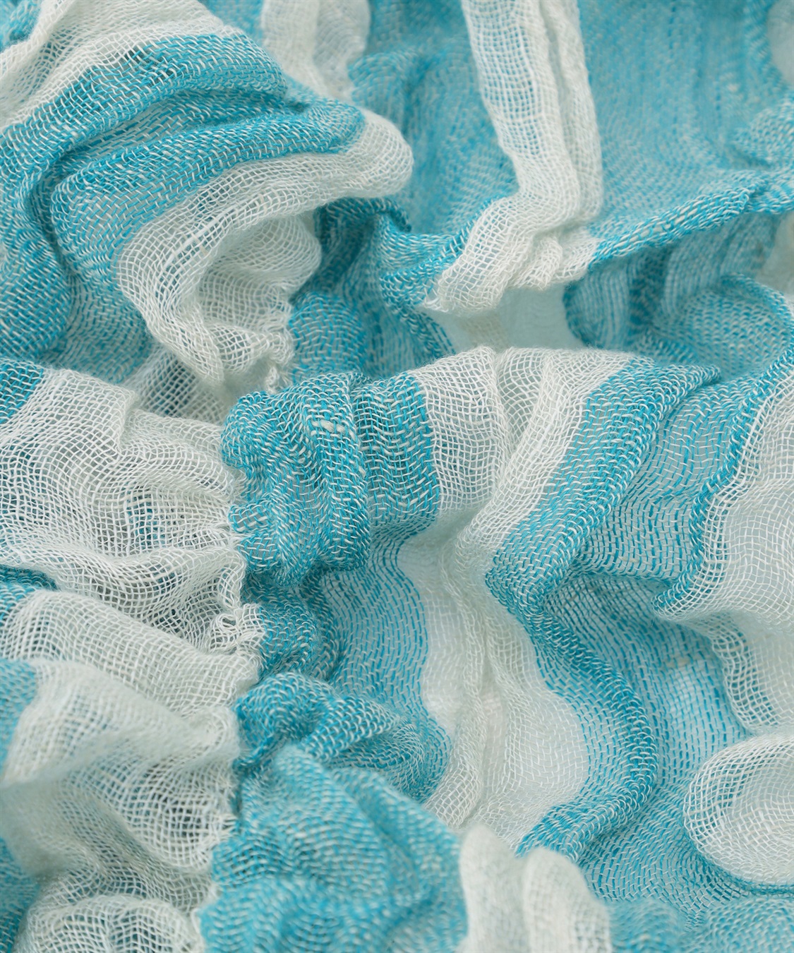 ATSURO TAYAMA ストライプリネンツブツブストール_sub_2