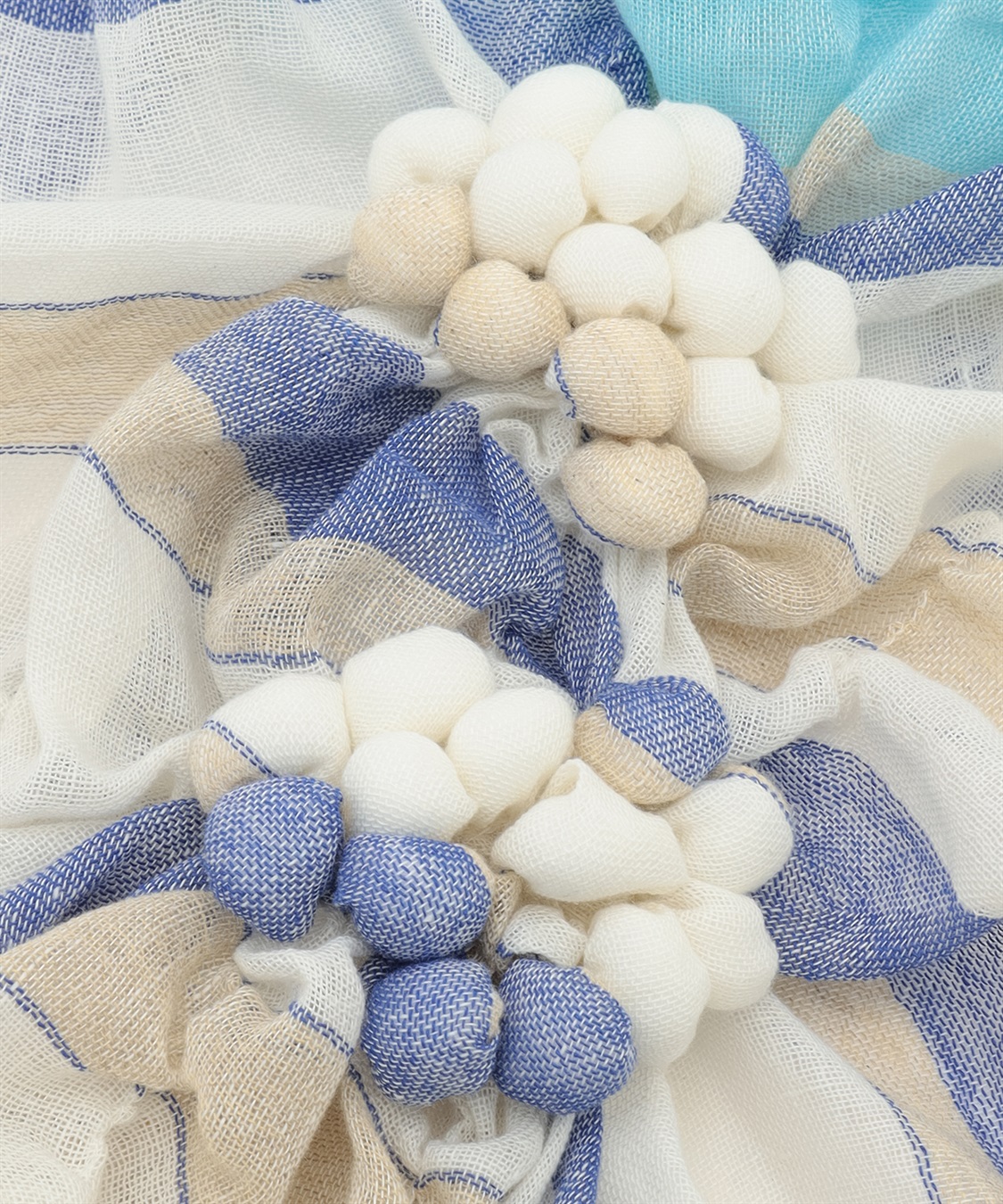 ATS ワイドボーダー柄つぶつぶストール_sub_1