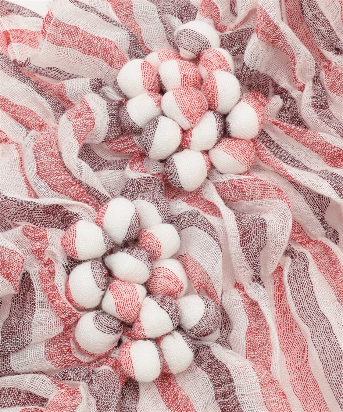 ATS ボーダー柄×無地つぶつぶストール_sub_1