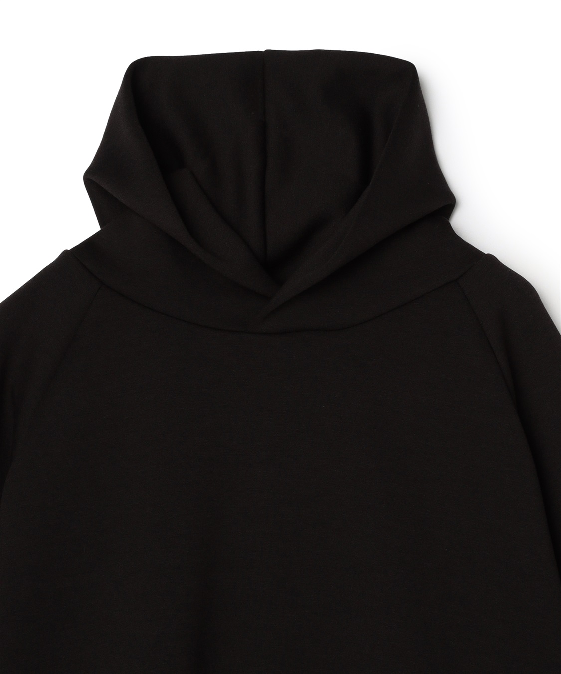 A7.DECEMBERMAY ユニセックス フーディー ダンボールニット 黒 WOMENS ダンボールニット フーディー ブラック/072244071