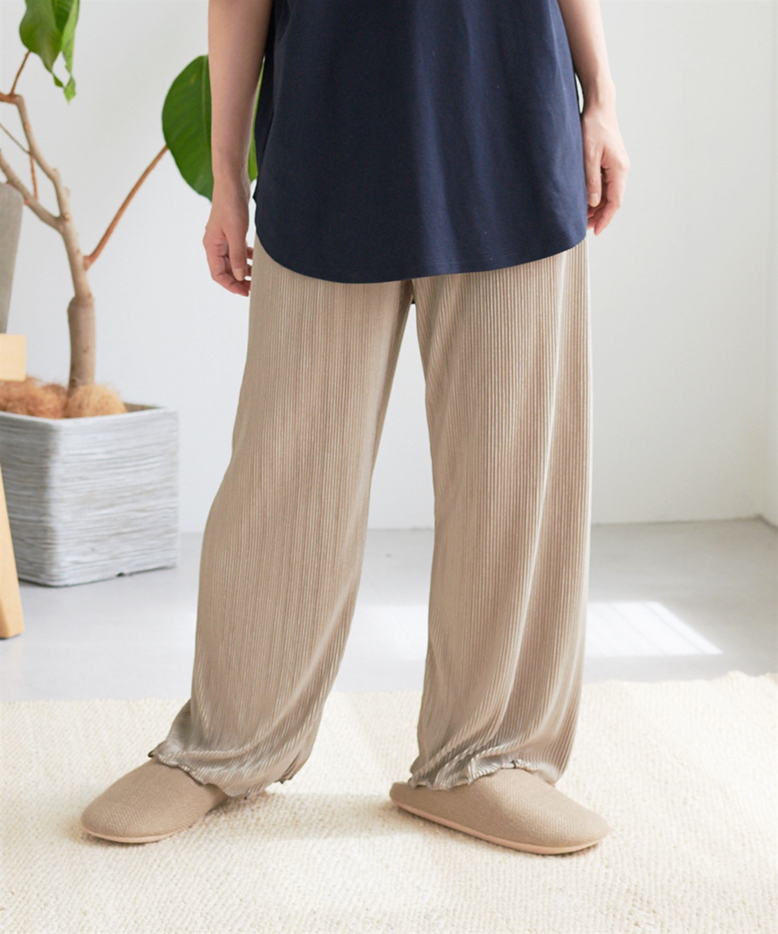 Life Style by cross marche 【LAFUKU/ラフク】ラフバキリラックスイージーパンツ《ルームウェア/ワンマイルウェア》_sub_6