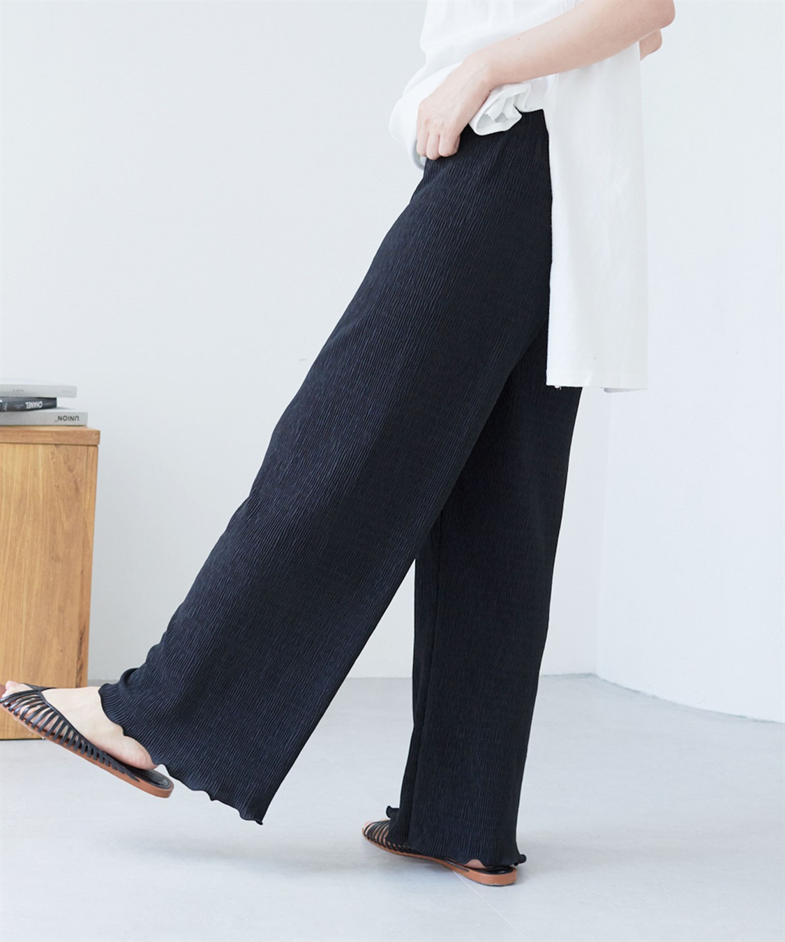 Life Style by cross marche 【LAFUKU/ラフク】ラフバキリラックスイージーパンツ《ルームウェア/ワンマイルウェア》_sub_8