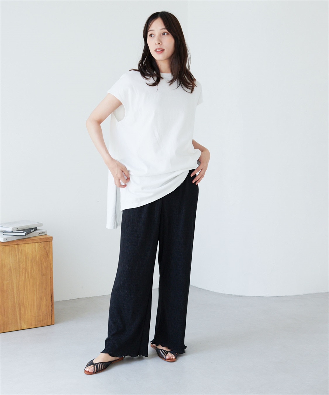 Life Style by cross marche 【LAFUKU/ラフク】ラフバキリラックスイージーパンツ《ルームウェア/ワンマイルウェア》_sub_9