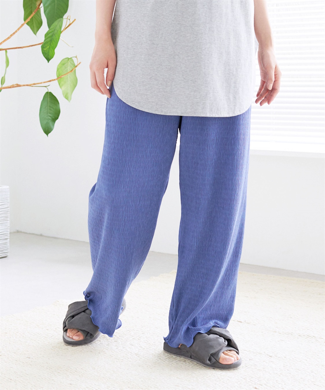 Life Style by cross marche 【LAFUKU/ラフク】ラフバキリラックスイージーパンツ《ルームウェア/ワンマイルウェア》_sub_12