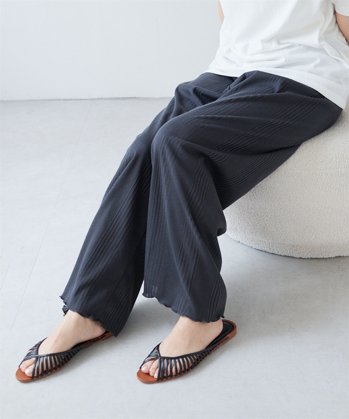 Life Style by cross marche 【LAFUKU/ラフク】ラフバキリラックスイージーパンツ《ルームウェア/ワンマイルウェア》_sub_18