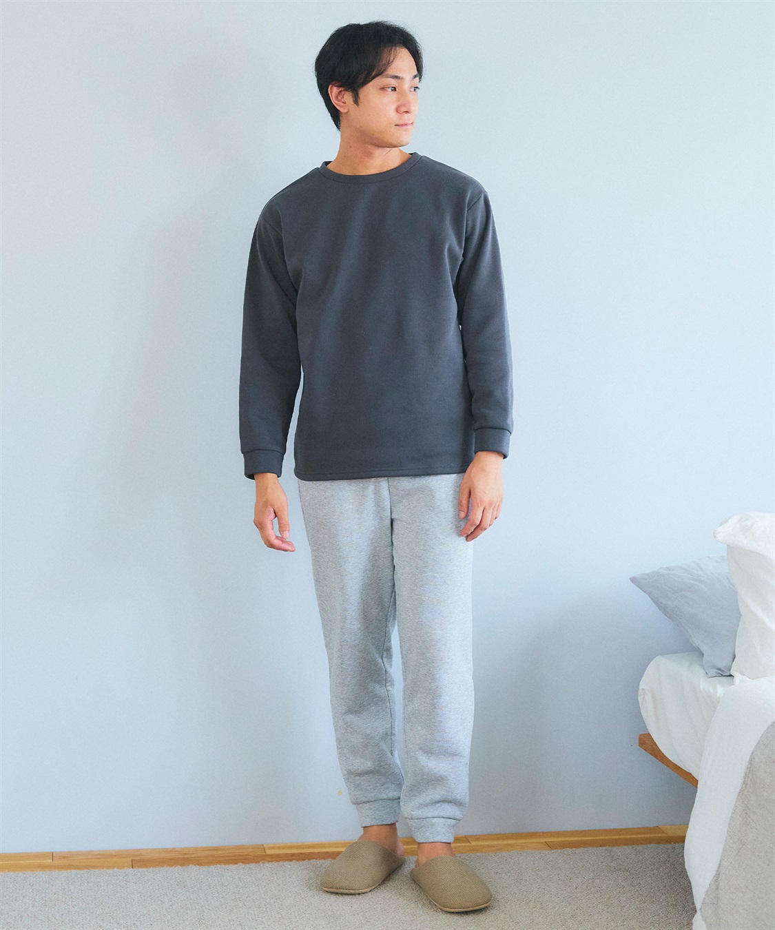 Life Style by cross marche 【LAFUKU/ラフク】メンズ裏起毛スウェットルームウェアSET◆新色追加◆（上下セット）_sub_10