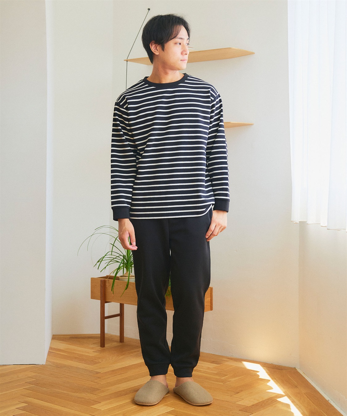 Life Style by cross marche 【LAFUKU/ラフク】メンズ裏起毛スウェットルームウェアSET◆新色追加◆（上下セット）_sub_21