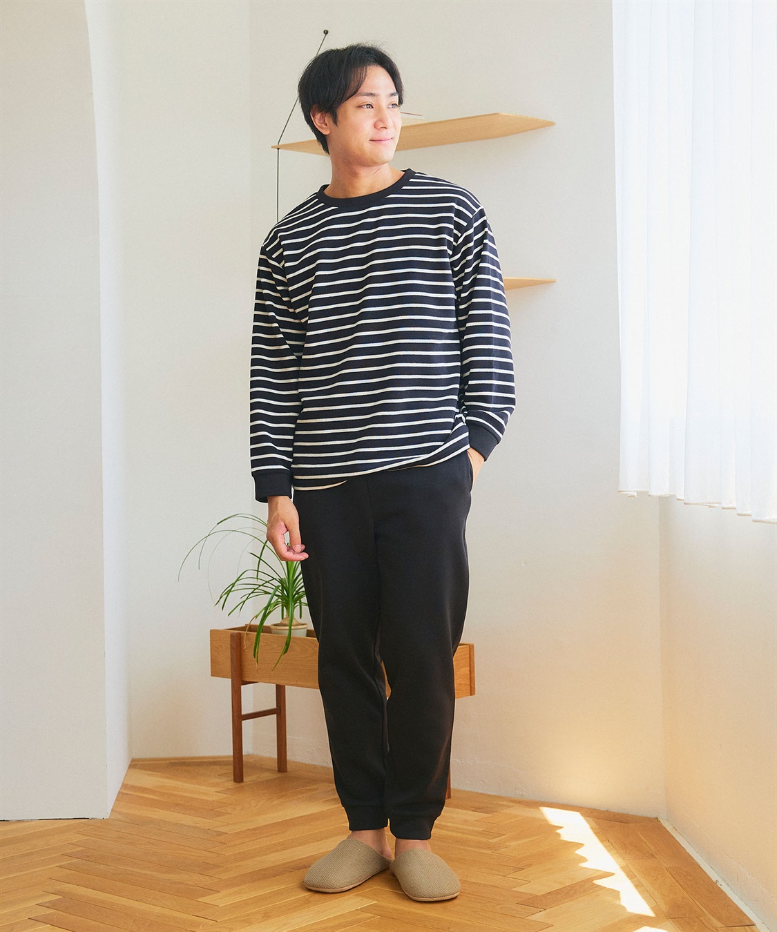 Life Style by cross marche 【LAFUKU/ラフク】メンズ裏起毛スウェットルームウェアSET◆新色追加◆（上下セット）_sub_22