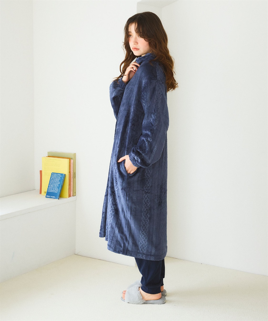 LAFUKU 【LAFUKU/ラフク】あったか・もこふわケーブルフリース着る毛布_sub_28