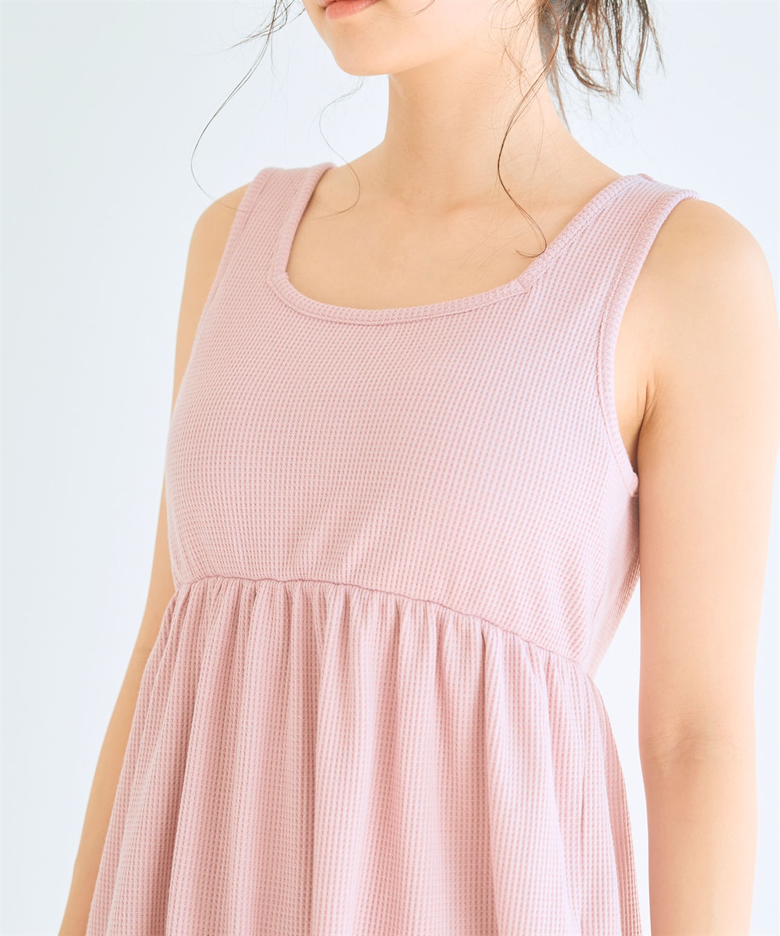 LAFUKU 【LAFUKU/ラフク】カップ付きワッフルルームウェア3点SET_sub_24