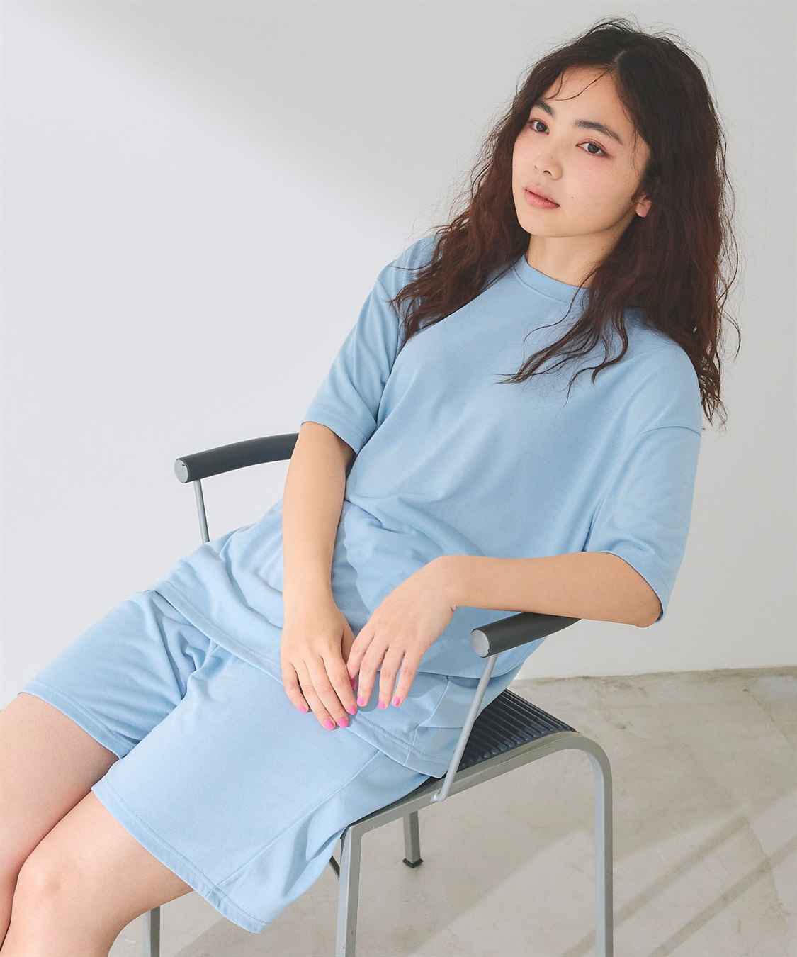 Life Style by cross marche 【LAFUKU】半袖ルームウェアセットアップ《上下セット》_sub_1