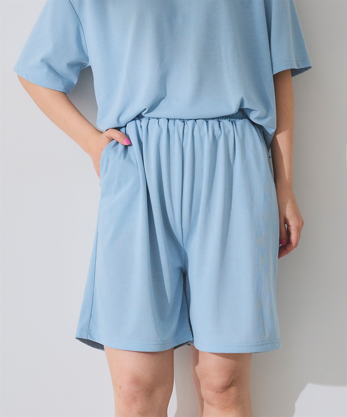 Life Style by cross marche 【LAFUKU】半袖ルームウェアセットアップ《上下セット》_sub_3