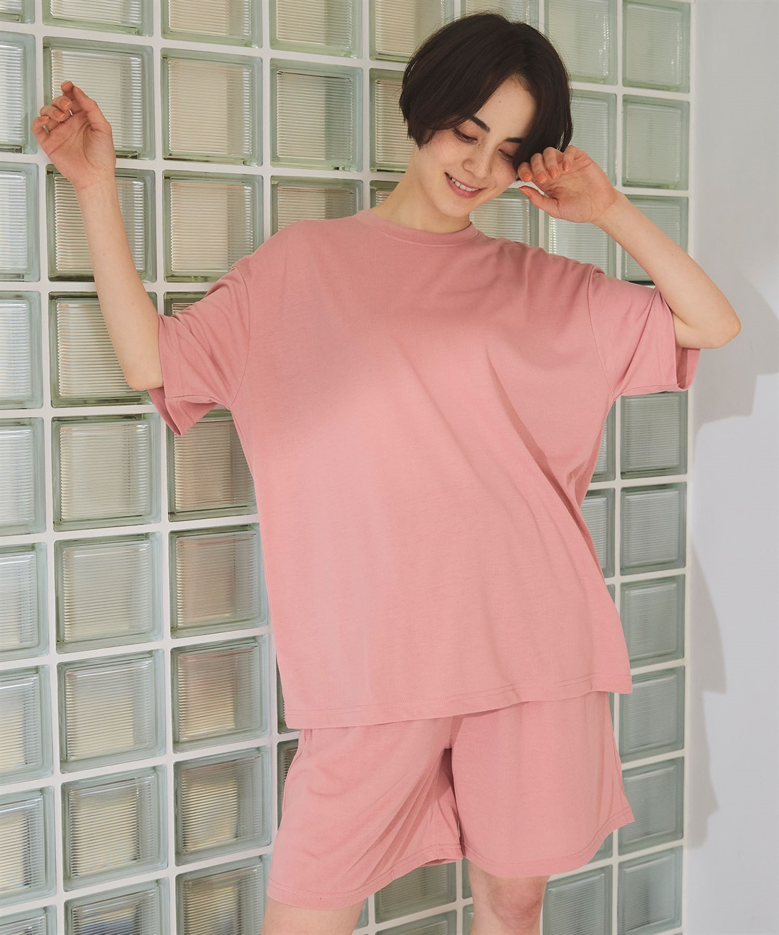 Life Style by cross marche 【LAFUKU】半袖ルームウェアセットアップ《上下セット》_sub_10