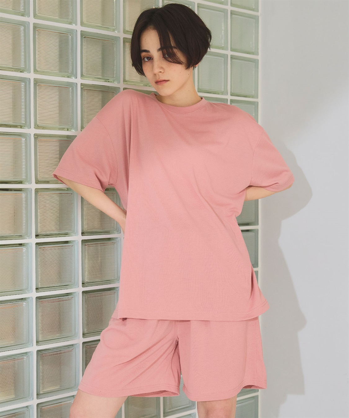 Life Style by cross marche 【LAFUKU】半袖ルームウェアセットアップ《上下セット》_sub_12