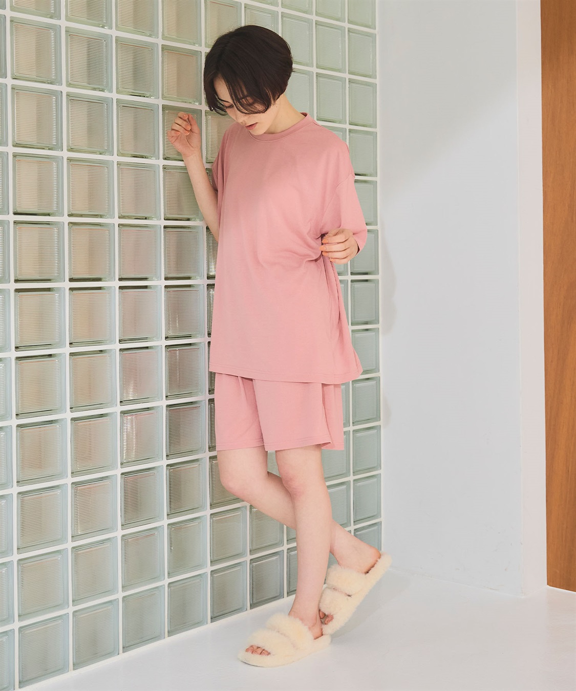 Life Style by cross marche 【LAFUKU】半袖ルームウェアセットアップ《上下セット》_sub_14