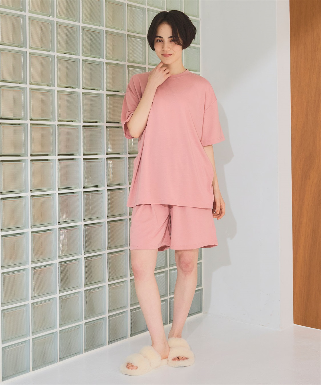 Life Style by cross marche 【LAFUKU】半袖ルームウェアセットアップ《上下セット》_sub_15