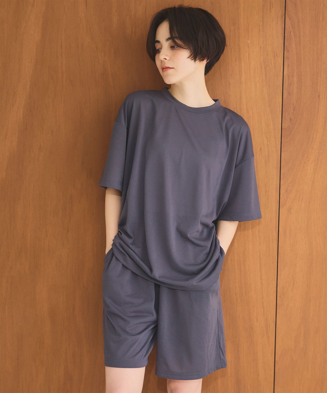 Life Style by cross marche 【LAFUKU】半袖ルームウェアセットアップ《上下セット》_sub_18