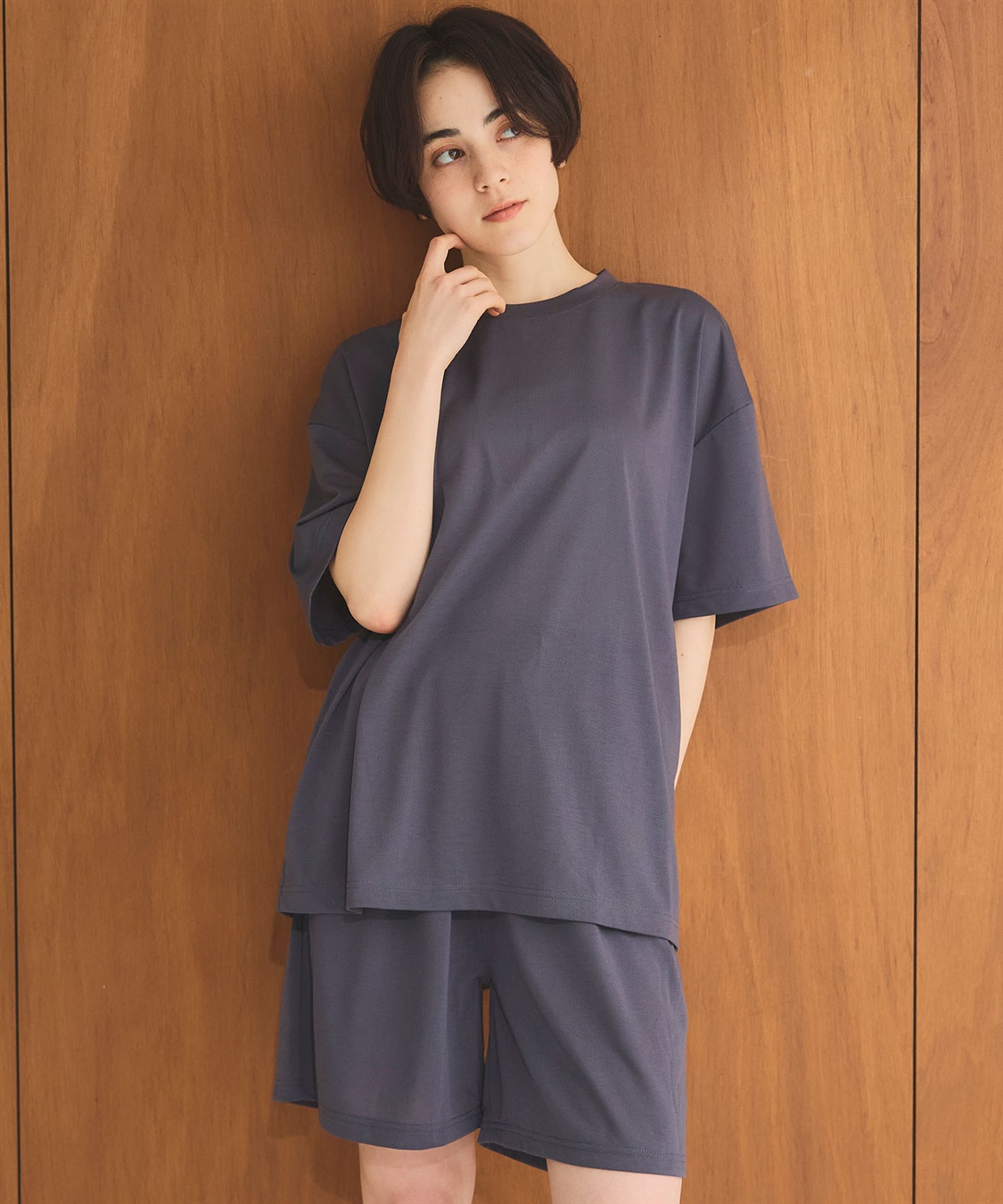 Life Style by cross marche 【LAFUKU】半袖ルームウェアセットアップ《上下セット》_sub_19