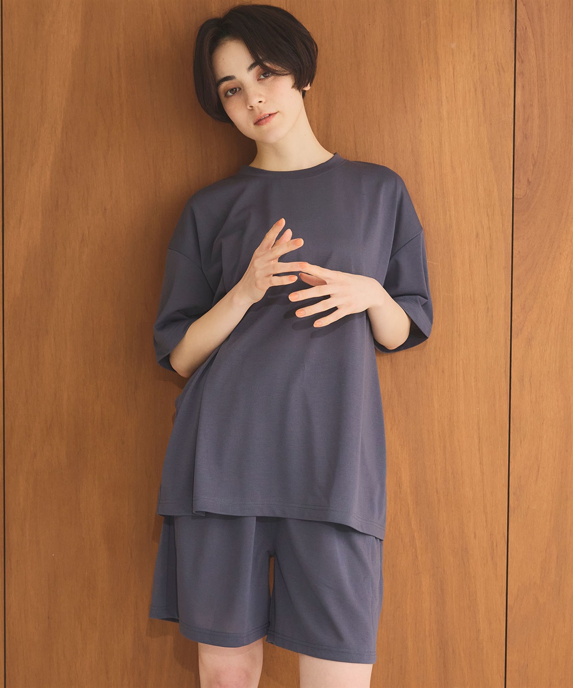 Life Style by cross marche 【LAFUKU】半袖ルームウェアセットアップ《上下セット》_sub_20