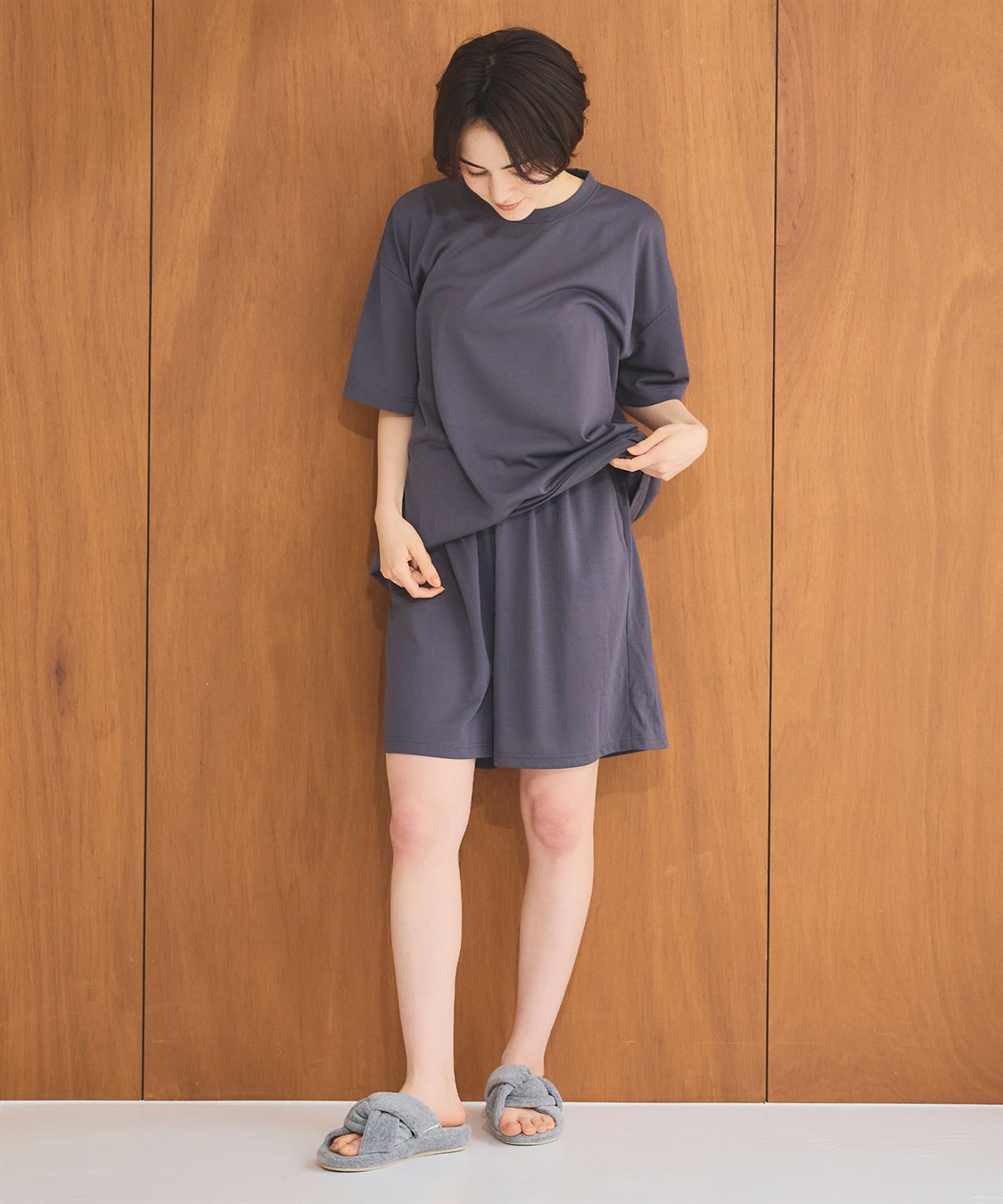 Life Style by cross marche 【LAFUKU】半袖ルームウェアセットアップ《上下セット》_sub_24