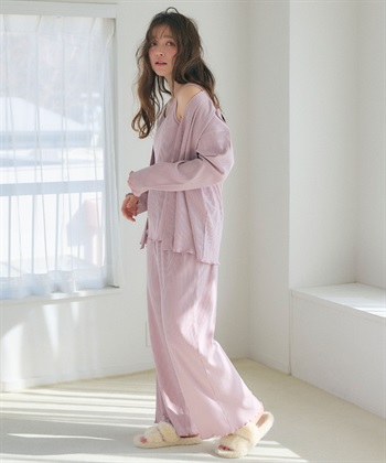 Life Style by cross marche 【LAFUKU/ラフク】カップ付きタンクトップルームウェア3点SET_subthumb_13