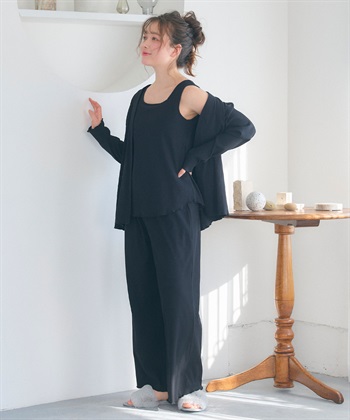 Life Style by cross marche 【LAFUKU/ラフク】カップ付きタンクトップルームウェア3点SET_subthumb_17