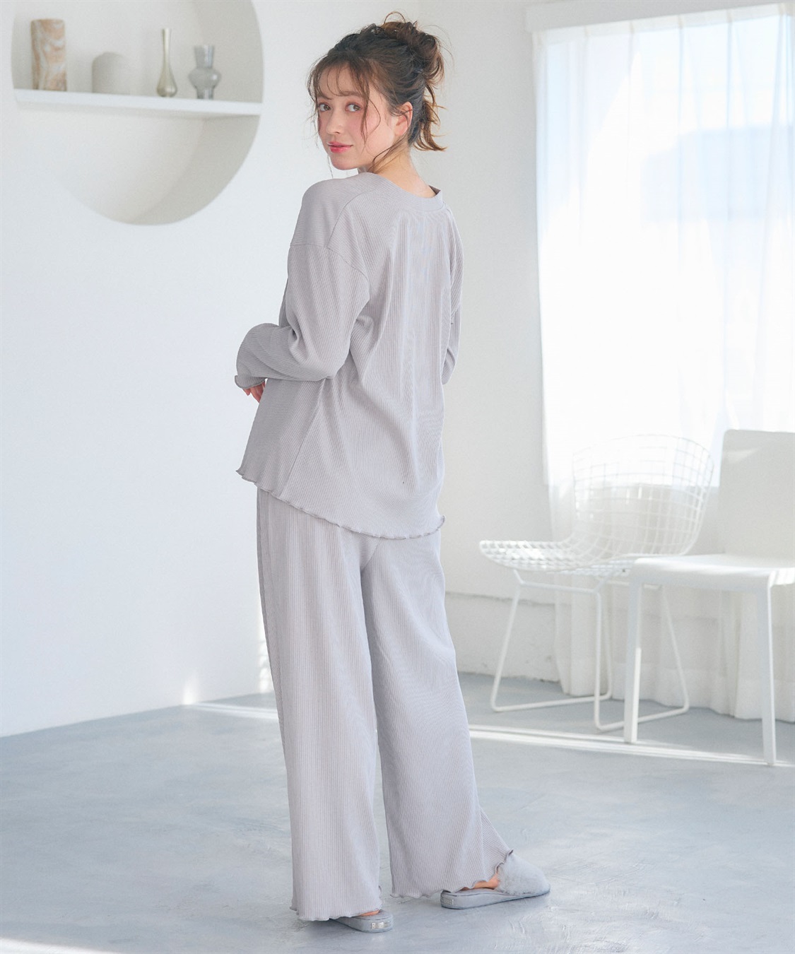 Life Style by cross marche 【LAFUKU/ラフク】カップ付きタンクトップルームウェア3点SET_sub_25