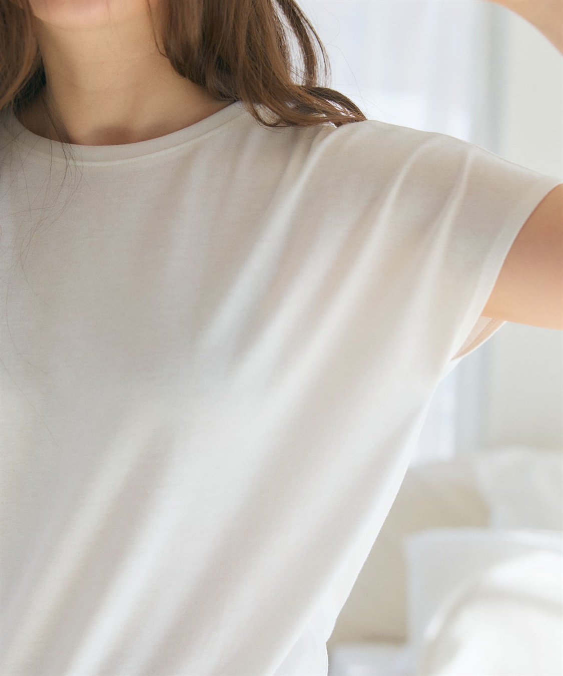 LAFUKU 【LAFUKU/ラフク】フレンチスリーブTシャツ&イージーロングパンツ上下SET/ルームウェア_sub_14