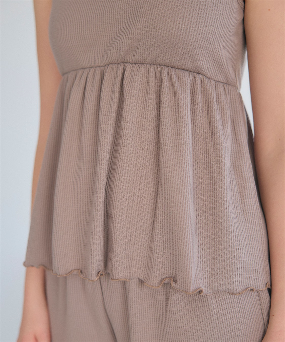 Life Style by cross marche 【LAFUKU/ラフク】カップ付きワッフルショートパンツ3点SET/ルームウェア_sub_27