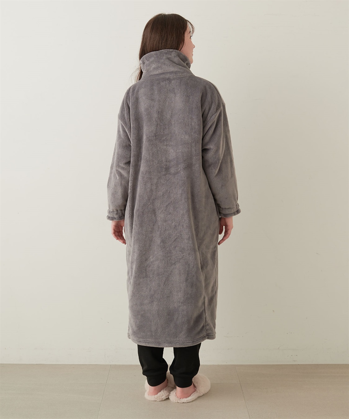 LAFUKU 【LAFUKU/ラフク】なめらかタッチもこふわラムフリース着る毛布《2way/クッションにもなる》_sub_11