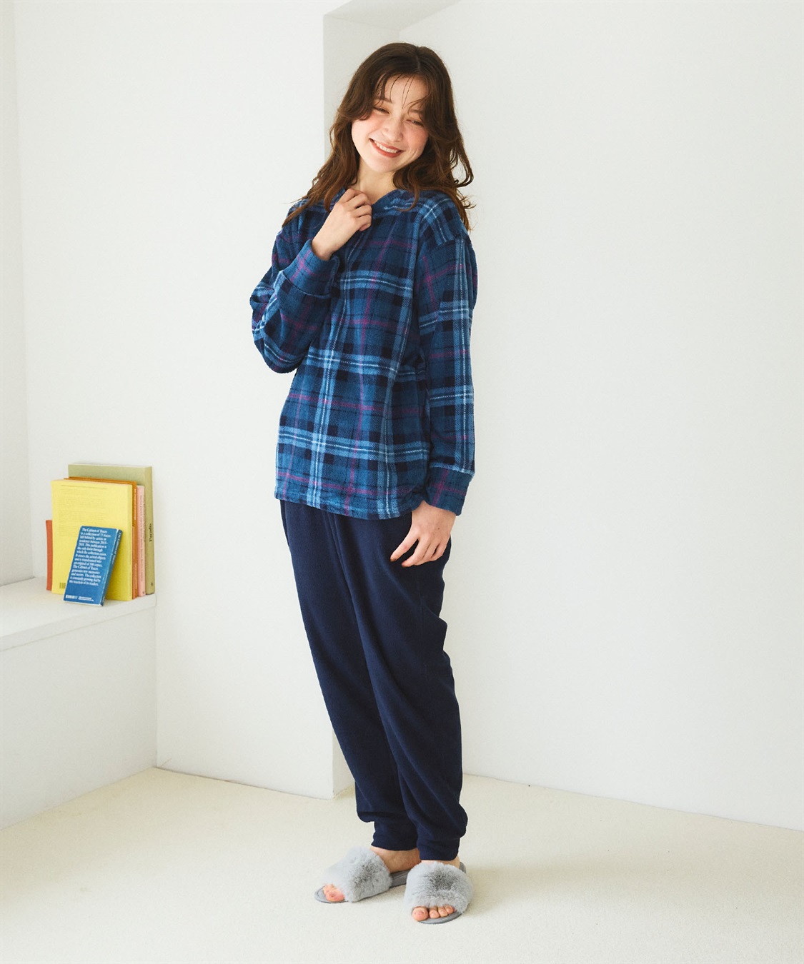 LAFUKU 【LAFUKU】フリースルームウェア 上下セット（ラフク）_sub_5