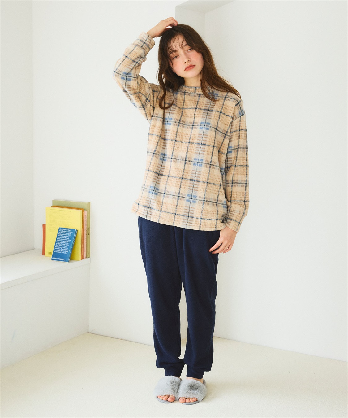 LAFUKU 【LAFUKU】フリースルームウェア 上下セット（ラフク）_sub_8